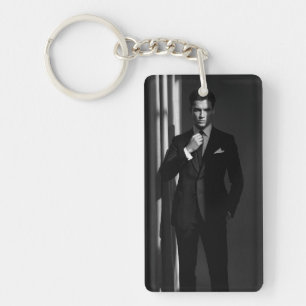 Porte-clés Homme d’affaires Porte - clé Cadeau masculin pour
