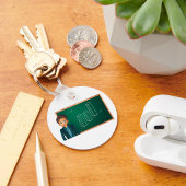 Porte-clés Homme d'affaires présentant le Porte - clé