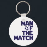 Porte-clés homme du match<br><div class="desc">Homme cool de la Match T-shirts football,  casquettes,  tasses et boutons. Original Man of the Match chemises de ventilateur,  équipement,  sacs et autocollants. Superbe coupe du monde,  La Liga,  homme EPL du match tee - shirt,  sweatshirts.</div>