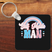 Porte-clés Homme libre Gay Trans Fide Drapeau Transgenre Funn (Recto)