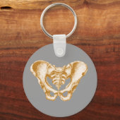 Porte-clés Homme Pelvis Sepia (Recto)