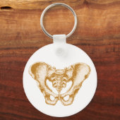 Porte-clés Homme Pelvis Sepia (Recto)