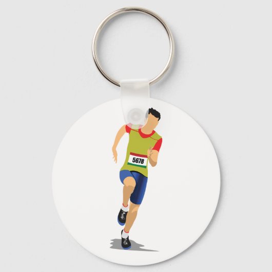 Porte-clés Homme Porte - clé d'athlétisme (Recto)