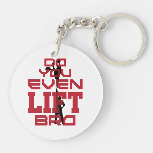 Porte-clés Hommes Cheerled Drôle Est-Ce Que Vous Soulevez Mêm (Dos)