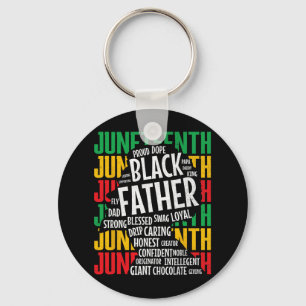 Porte-clés Hommes Fier Black Papa Junetdix Fête des pères Noi