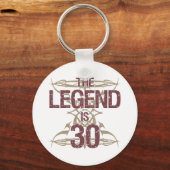 Porte-clés Homme's Funny 30e anniversaire (Recto)