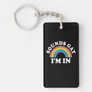 Porte-clés Hommes Gay pride Femmes Lgbt Rainbow Sonne Gay Im