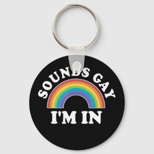 Porte-clés Hommes Gay pride Femmes Lgbt Rainbow Sonne Gay Im 