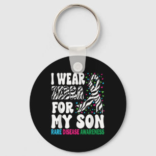 Porte-clés Hommes Je Porte Du Zèbre Pour Mon Fils Des Défense