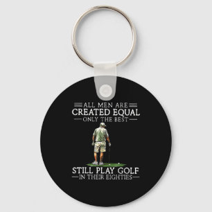 Porte-clés Hommes Jouent Golf Années 80 Drôle Golfeur Golf