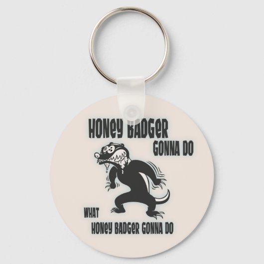 Porte-clés Honey Badger (Recto)