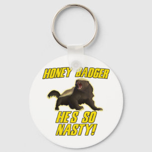 Porte-clés Honey Badger Il est si mauvais