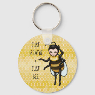 Porte-clés Honey Bee Just Breathe & Just Bee Porte - clé