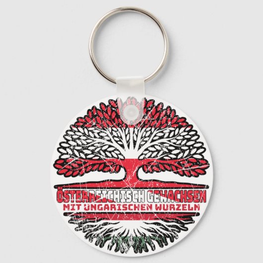 Porte-clés Hongrie Autriche Autriche Arbre (Recto)