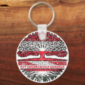 Porte-clés Hongrie Autriche Autriche Arbre (Verso)