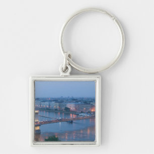 Porte-clés HONGRIE, Budapest : pont Szechenyi (à chaînes), 3