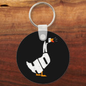 Porte-clés Honk Goose Typographie détenue (Recto)