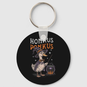 Porte-clés Honkus Ponkus Funny Halloween Sorcière Goose Canar