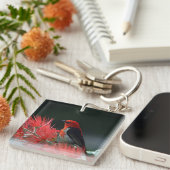 Porte-clés Honneur de Scarlet Oiseau exotique (Devant Droit)