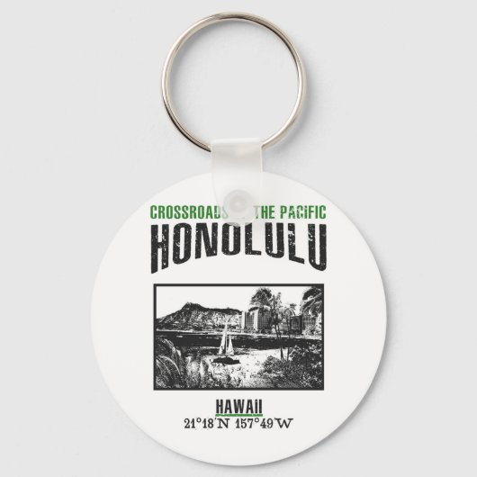 Porte-clés Honolulu (Recto)