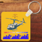 Porte-clés Honor in every thread light orange yellow (Verso)