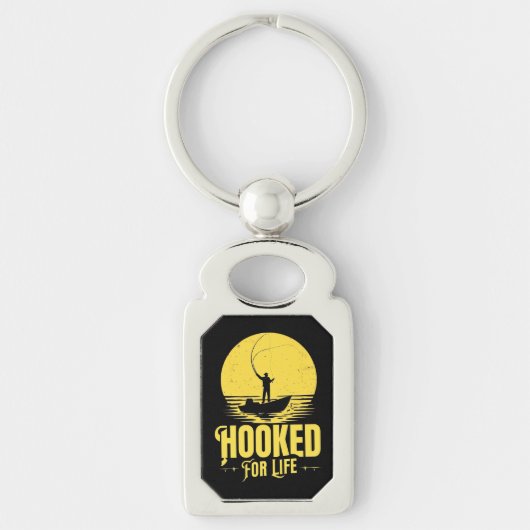 Porte-clés Hooked for Life. (Devant)