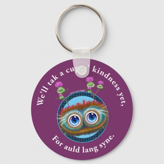 Porte-clés Hoots Toots Haggis. Auld Lang Syne (Recto)