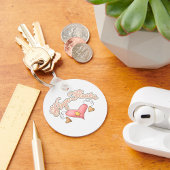 Porte-clés Hope Flotte Pink Heart Keychain