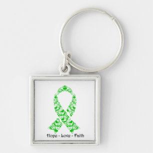 Porte-clés Hope Green Awareness Ribbon