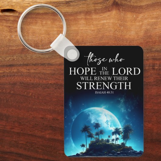 Porte-clés Hope in the LORD (Recto)