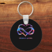 Porte-clés Hope Love Fibromyalgia Awareness 2 (Recto)