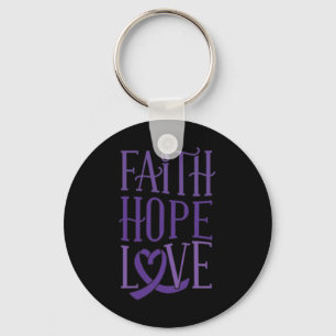Porte-clés Hope Love - Fibromyalgia Sensibilisation Support P