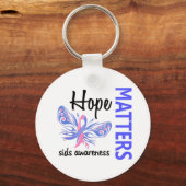 Porte-clés Hope Matters Butfly SIDS (Recto)