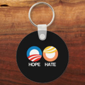 Porte-clés HOPE (Obama) contre HATE (Trump) (Recto)