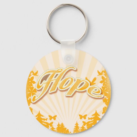 Porte-clés Hope Slogan Religious Christian Uplifing Art (Recto)