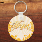 Porte-clés Hope Slogan Religious Christian Uplifing Art (Recto)