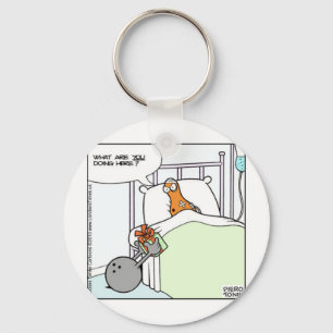 Porte-clés Hôpital de Bowling T-shirts drôles Cartes Tasses C
