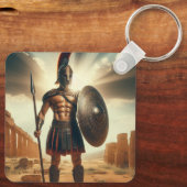 Porte-clés Hoplite grec 1 (Verso)
