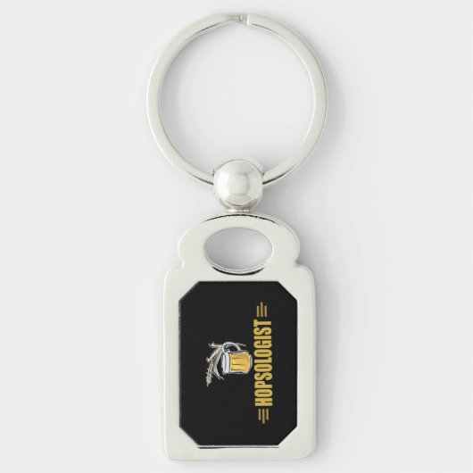 Porte-clés Hopsologue de bière drôle (Devant)