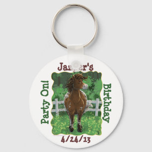 Porte-clés Horaire de la fête Appaloosa Horse