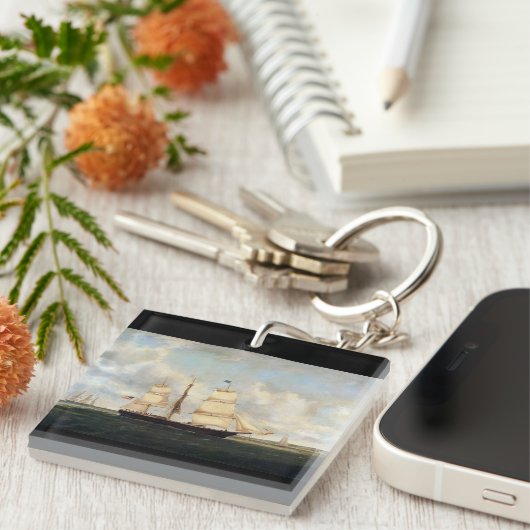 Porte-clés Horatio navire Clipper 19e siècle (Devant Droit)