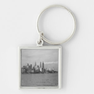Porte-clés Horizon B&W des Etats-Unis New York City Manhattan