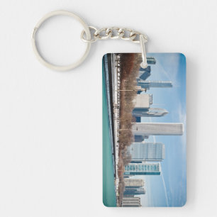 Porte-clés Horizon de Chicago à travers le lac Michigan