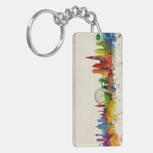 Porte-clés Horizon de Londres Angleterre (Devant gauche)