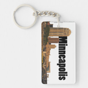 Porte-clés Horizon de manganèse de Minneapolis avec