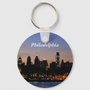 Porte-clés Horizon de Philadelphie au crépuscule