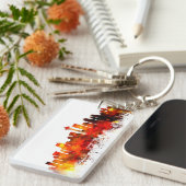 Porte-clés Horizon de Seattle Washington (Devant droit)