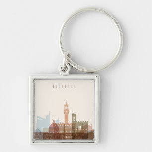 Porte-clés Horizon de ville de Florence, Italie