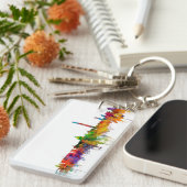 Porte-clés Horizon de Washington DC (Devant droit)