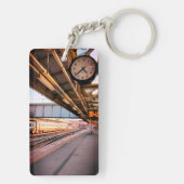 Porte-clés Horloge à la gare (Dos)